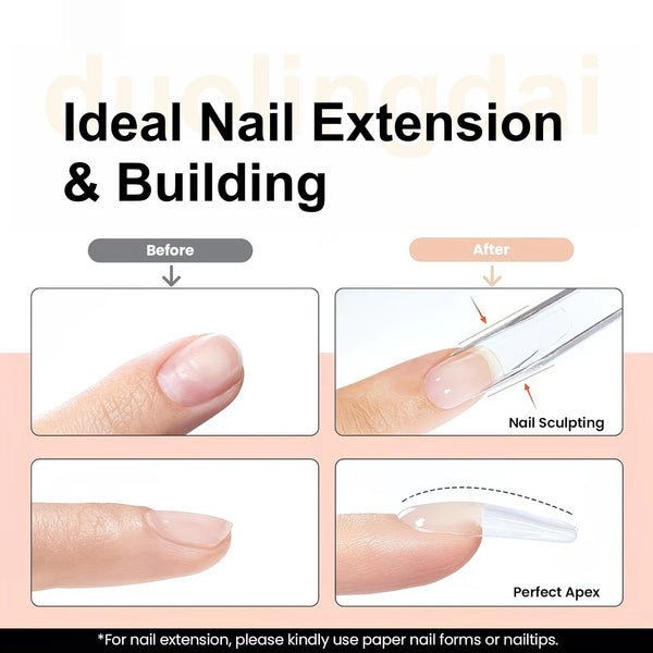 Jelly White Pink Nail Builder Gel